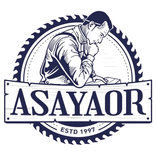Sello Asayaor — carpintería desde 1997, inventor de Catblock